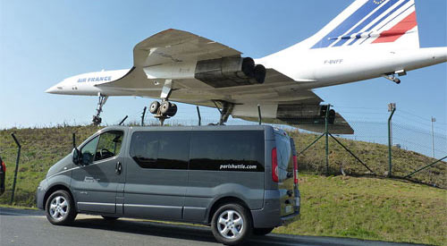 Privat transfer från Charles de Gaulle